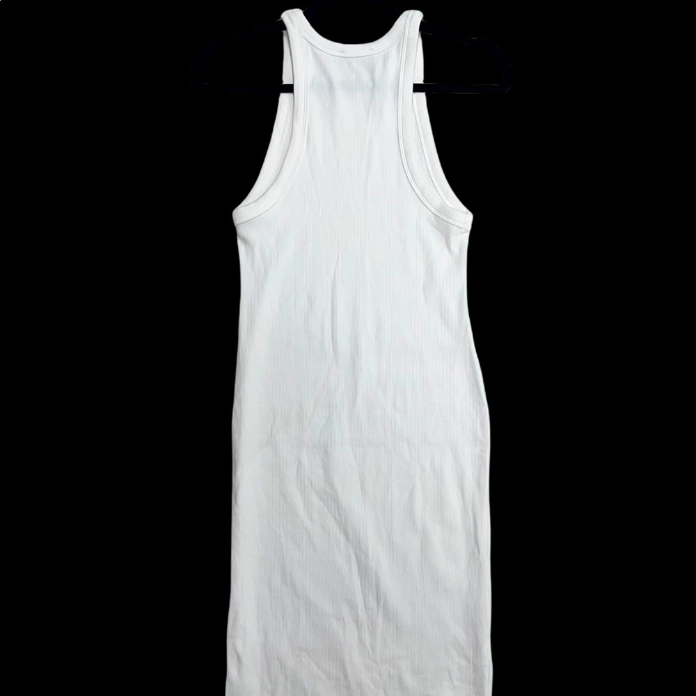 Zara Ribbed White Dress